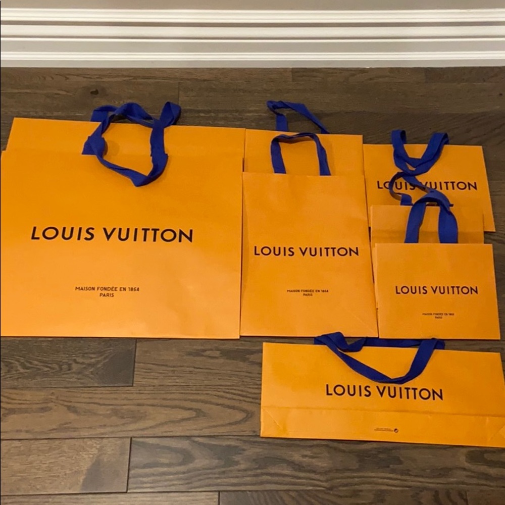 Louis Vuitton empty bags